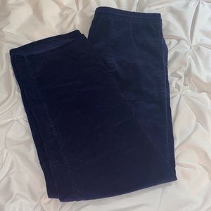 Corduroy navy blue pants